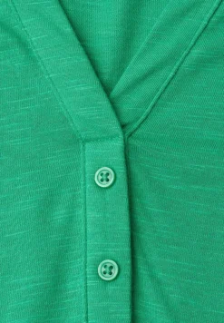 Dropped Shoulder Shirt mit Split Neck