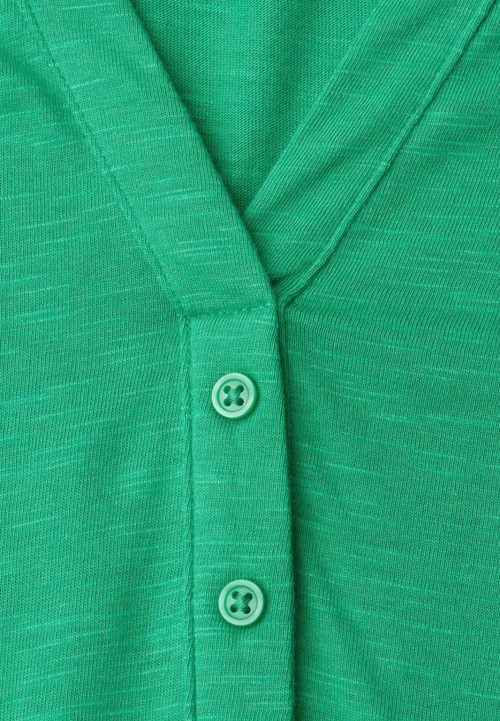 Dropped Shoulder Shirt mit Split Neck