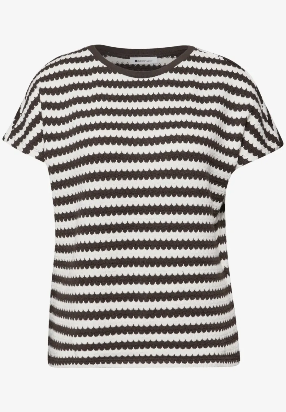 Dropped Shoulder Shirt mit Streifen