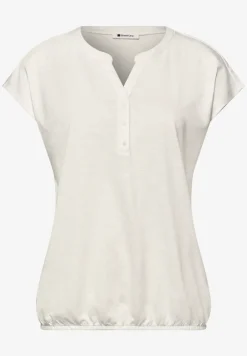 Dropped Shoulder Shirt mit Split Neck