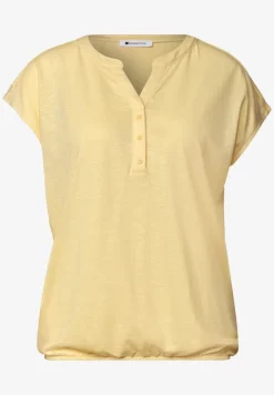 Dropped Shoulder Shirt mit Split Neck