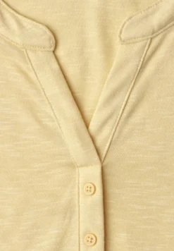 Dropped Shoulder Shirt mit Split Neck