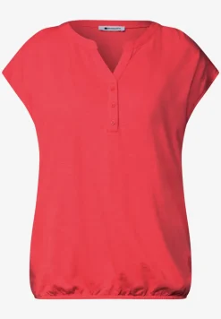 Dropped Shoulder Shirt mit Split Neck