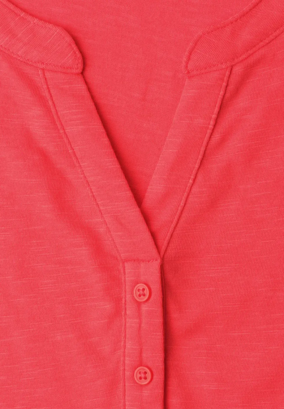 Dropped Shoulder Shirt mit Split Neck