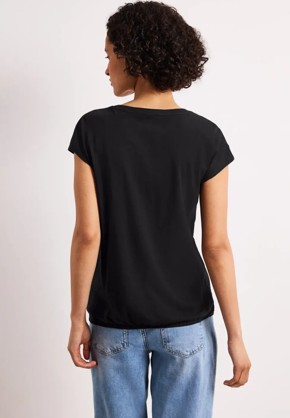 Dropped Shoulder Shirt mit Split Neck
