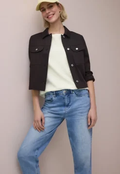 Dropped Shoulder Shirt mit Struktur