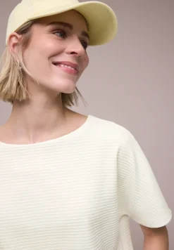 Dropped Shoulder Shirt mit Struktur