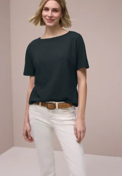 Dropped Shoulder Shirt mit Struktur
