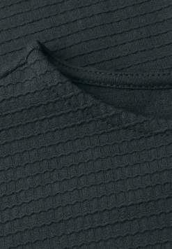 Dropped Shoulder Shirt mit Struktur