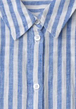 Dropped Shoulder Bluse aus Leinen