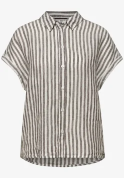Dropped Shoulder Bluse aus Leinen