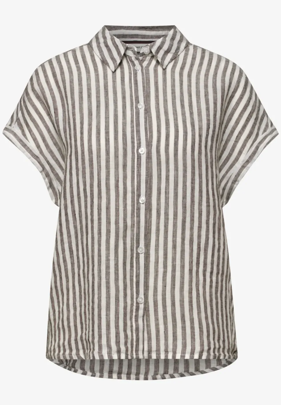 Dropped Shoulder Bluse aus Leinen
