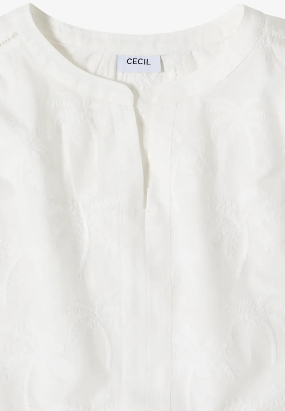 Dropped Shoulder Bluse mit Embroidery