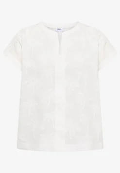 Dropped Shoulder Bluse mit Embroidery