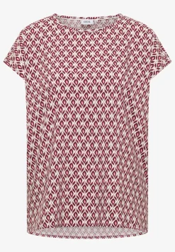 Dropped Shoulder Bluse mit Rundhals