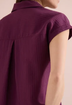 Dropped Shoulder Bluse mit Struktur