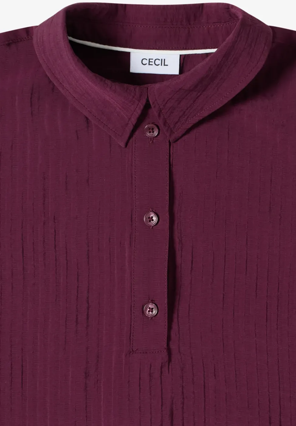 Dropped Shoulder Bluse mit Struktur