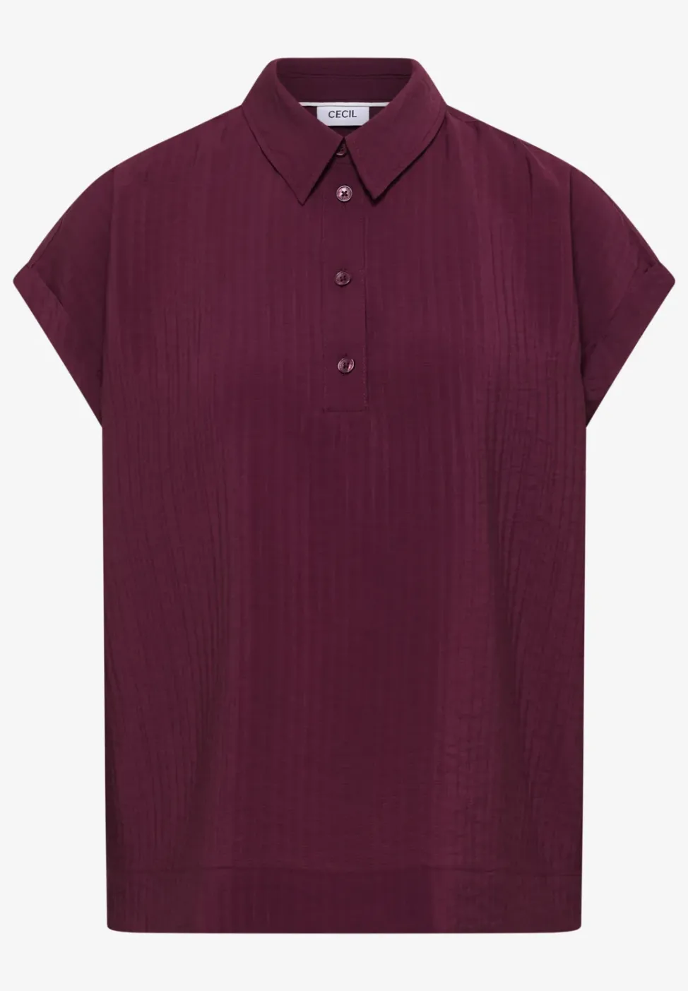 Dropped Shoulder Bluse mit Struktur