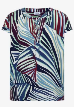Dropped Shoulder Bluse mit Struktur