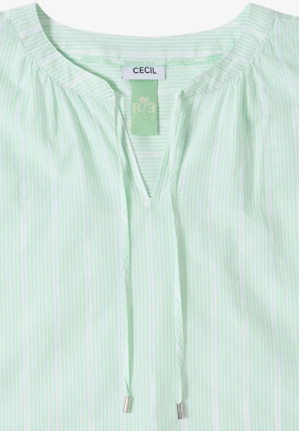 Dropped Shoulder Bluse mit Struktur