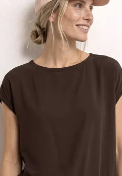 Dropped Shoulder Bluse mit Tapedetails
