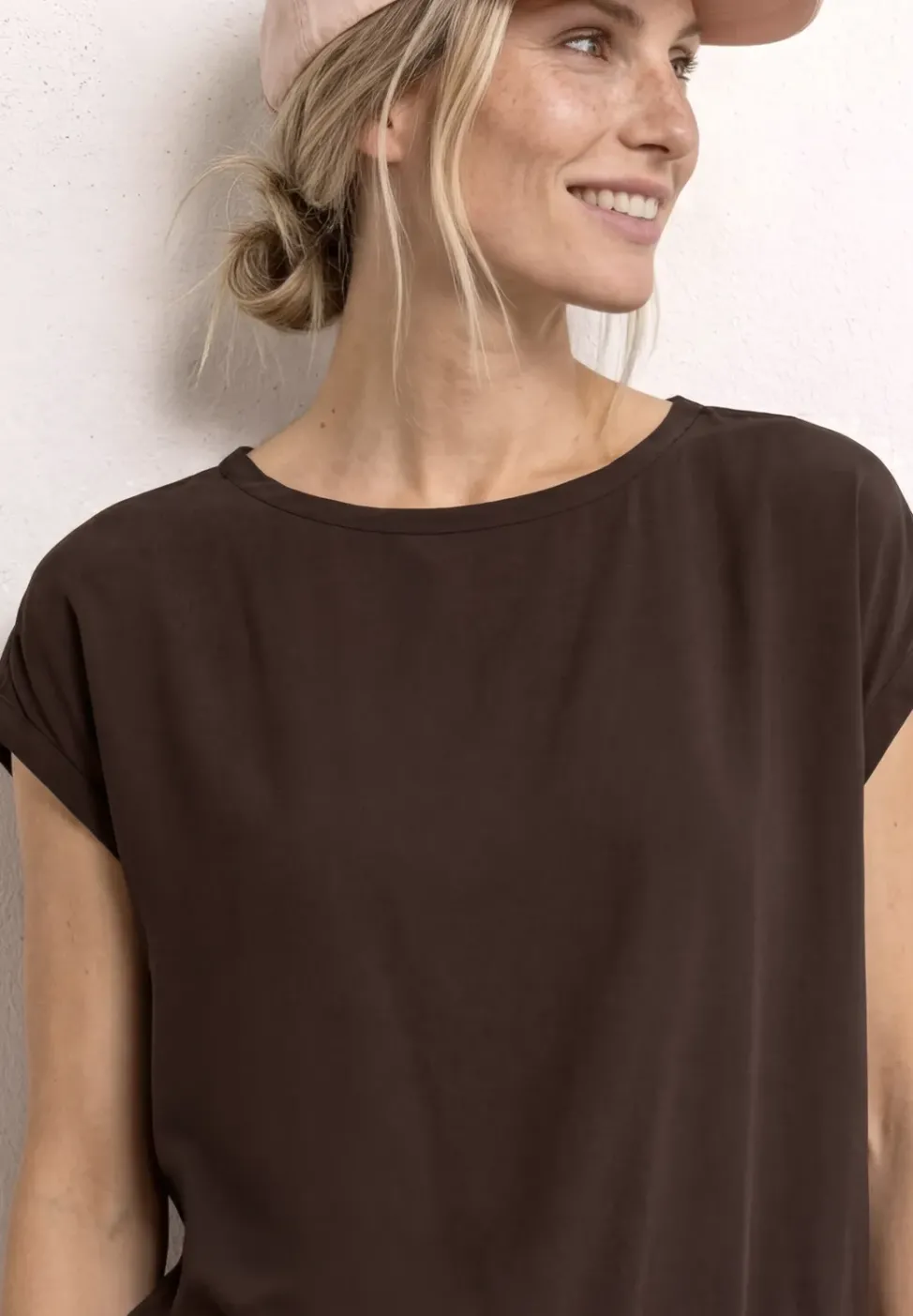 Dropped Shoulder Bluse mit Tapedetails