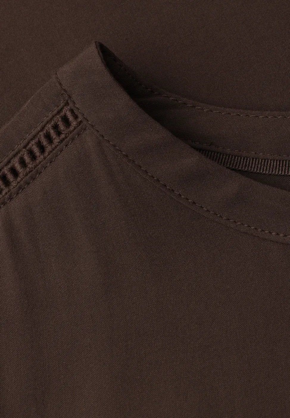 Dropped Shoulder Bluse mit Tapedetails
