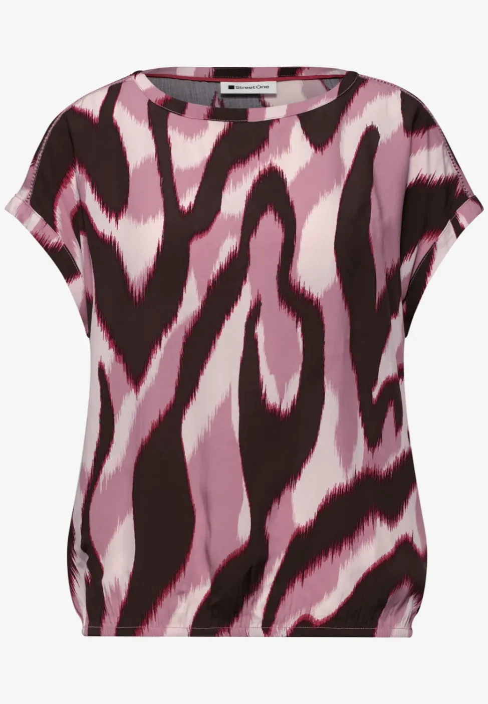 Dropped Shoulder Bluse mit Tapedetails