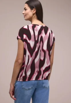 Dropped Shoulder Bluse mit Tapedetails