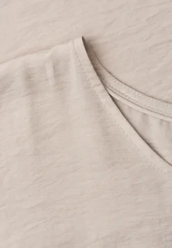 Dropped Shoulder Blusenshirt mit Rundhals
