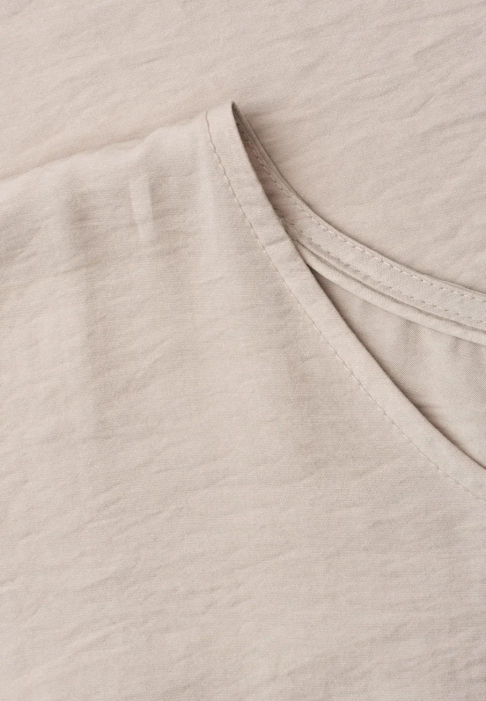Dropped Shoulder Blusenshirt mit Rundhals