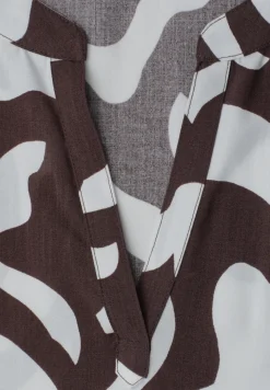 Dropped Shoulder Blusenshirt mit Print
