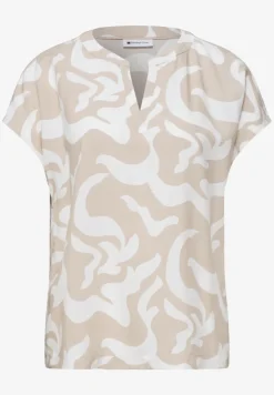 Dropped Shoulder Blusenshirt mit Print