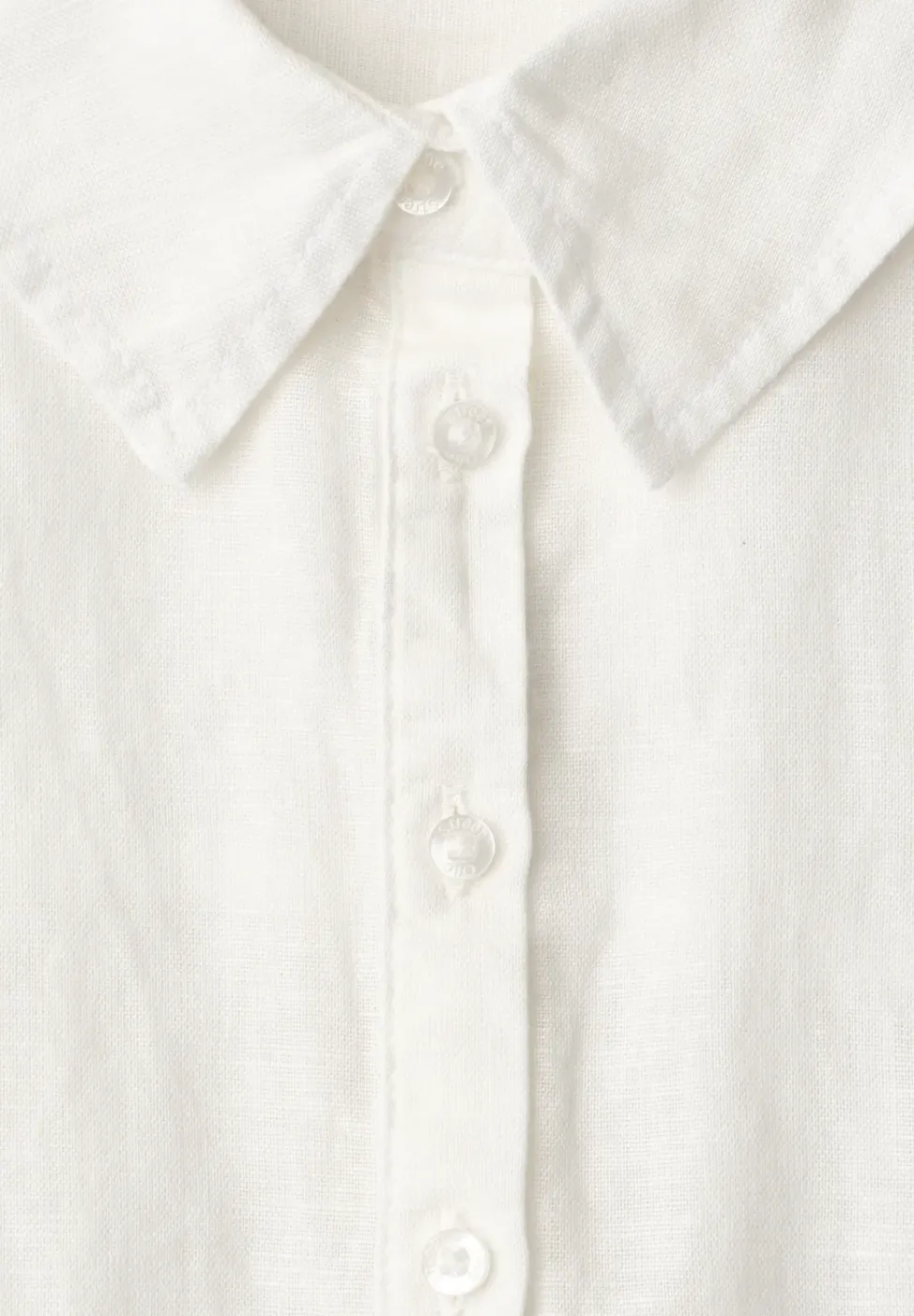 Dropped Shoulder Blusenshirt aus Leinenmix