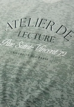 Dropped Shoulder Shirt im Ausbrenner-Look