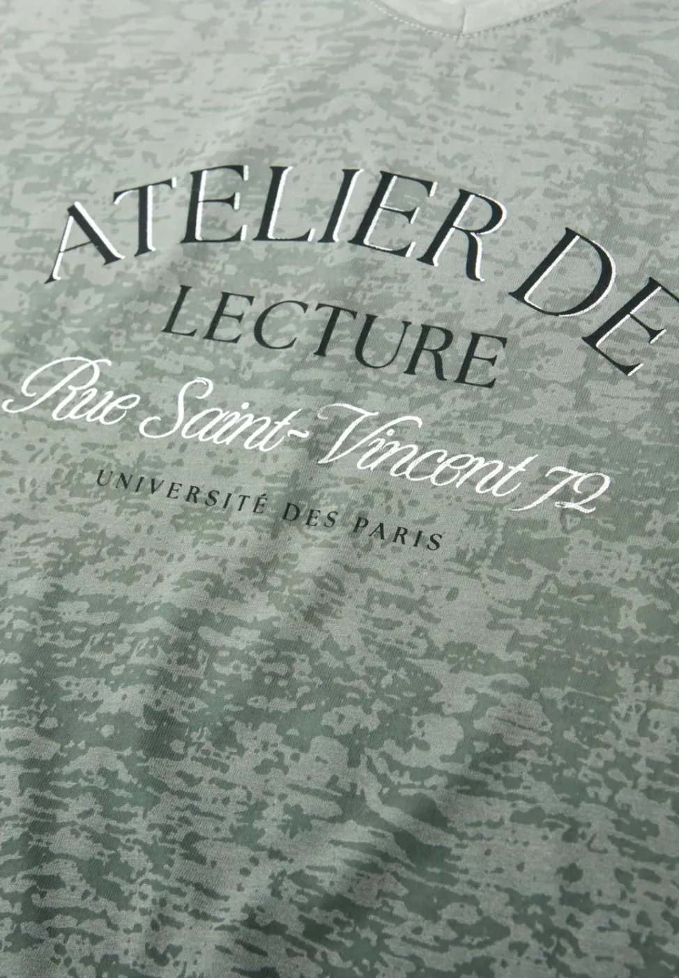 Dropped Shoulder Shirt im Ausbrenner-Look
