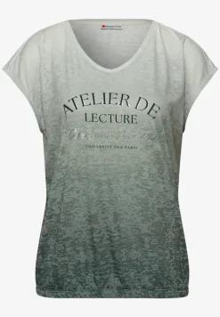 Dropped Shoulder Shirt im Ausbrenner-Look