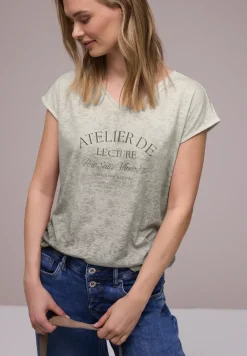 Dropped Shoulder Shirt im Ausbrenner-Look