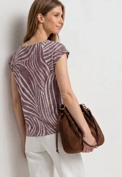 Dropped Shoulder Shirt im Ausbrenner-Look