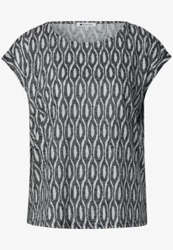 Dropped Shoulder Shirt im Ausbrenner-Look