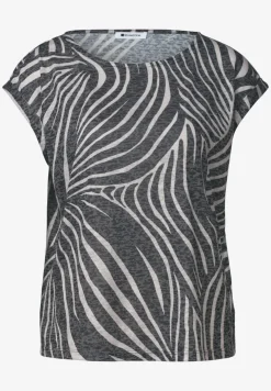 Dropped Shoulder Shirt im Ausbrenner-Look