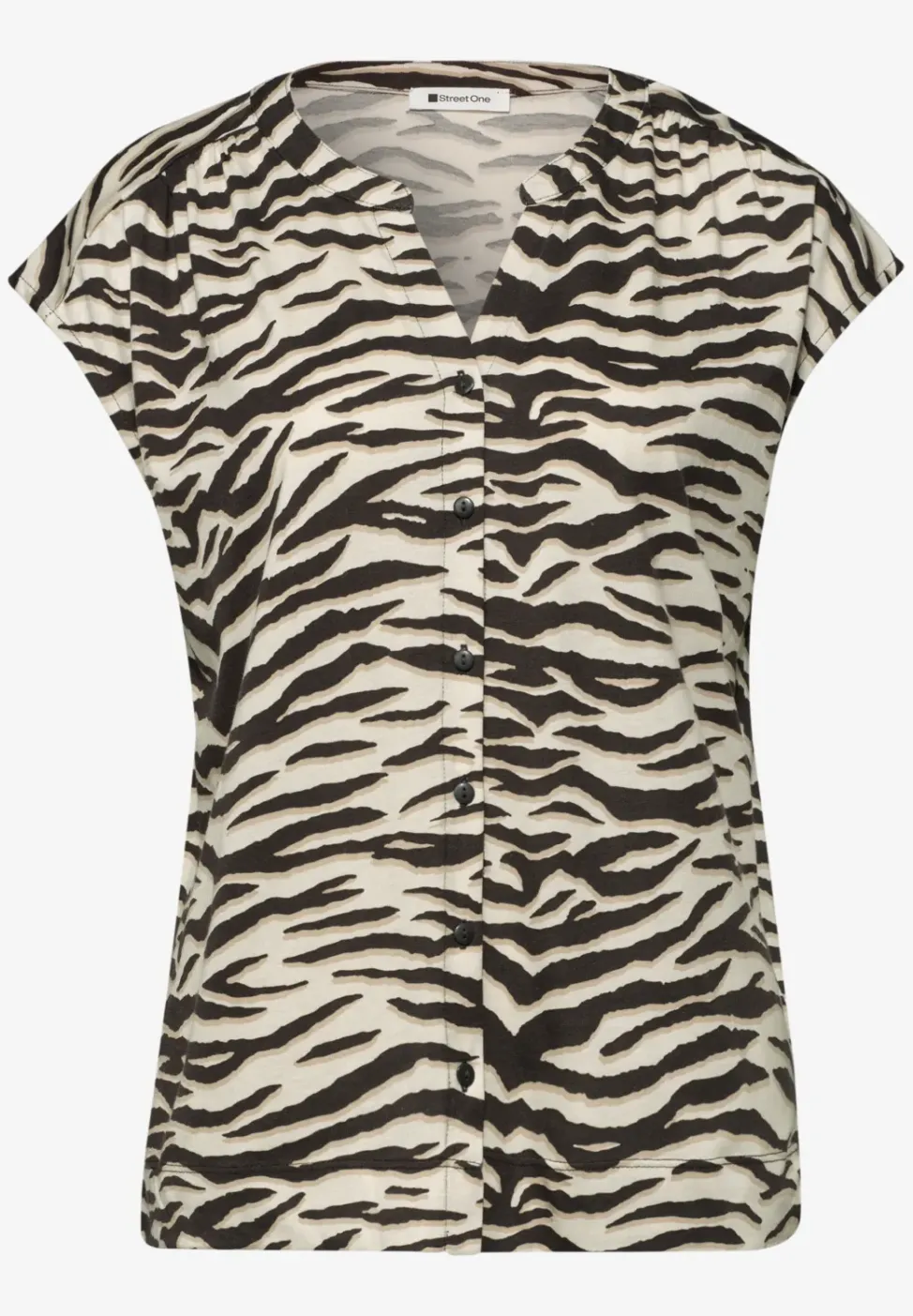 Dropped Shoulder Shirt im Blusen-Look