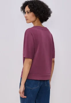 Dropped Shoulder Shirt im Silk-Look