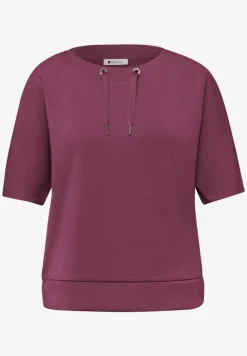 Dropped Shoulder Shirt im Silk-Look