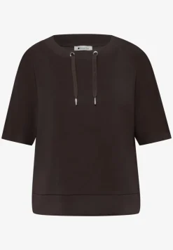 Dropped Shoulder Shirt im Silk-Look