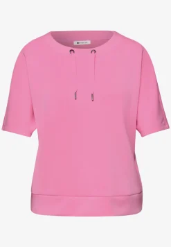 Dropped Shoulder Shirt im Silk-Look