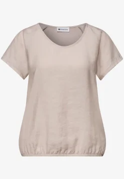 Dropped Shoulder Shirt im Strukturmix