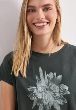 Dropped Shoulder Shirt mit Artwork