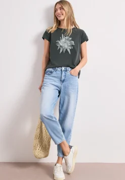 Dropped Shoulder Shirt mit Artwork