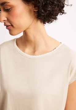Dropped Shoulder Shirt mit Deko-Tape